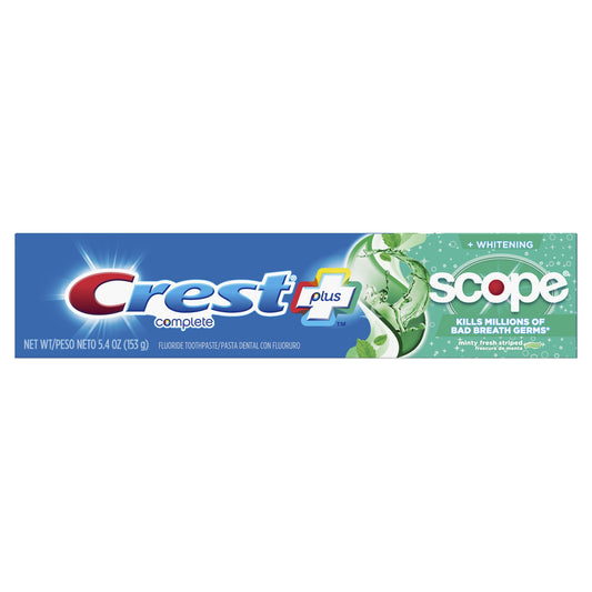 CREST COMP WHITENING+SCOPE T/PASTE MINT 5.4OZ