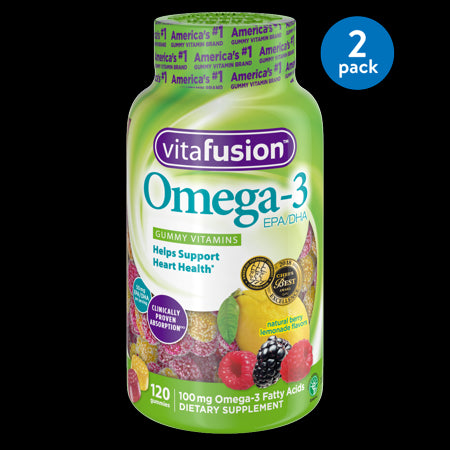 VITAFUSION OMEGA 3 GUMMY VITAMIN 120