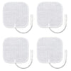 TENS ELECTRODES REUSE SQ PIGTAIL 2X2" PK4 ZEW
