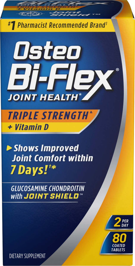OSTEO BI-FLEX JOINT VIT D CAPLET 2000 IU 80