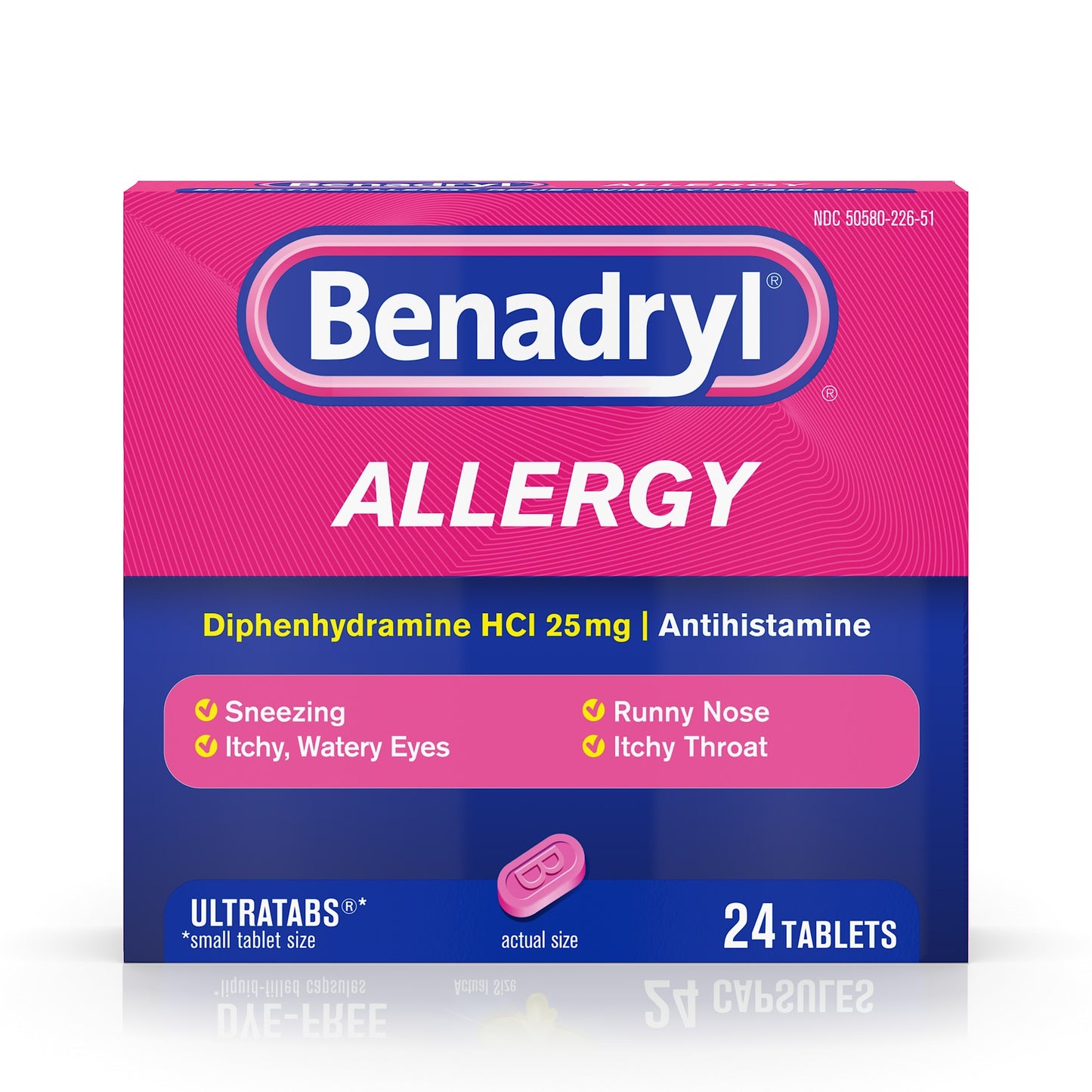 BENADRYL ALLERGY ULTRATAB 24