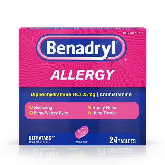 BENADRYL ALLERGY ULTRATAB 24