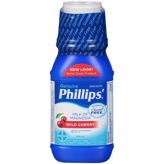 PHILLIPS MILK OF MAGNESIA CHERRY 12 OZ