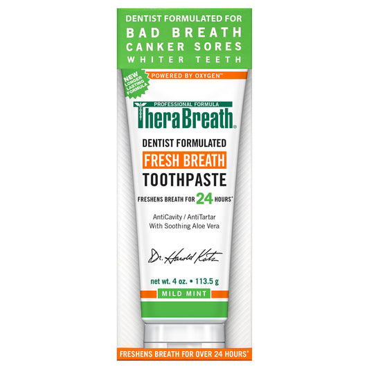 THERABREATH FRESH BREATH TOOTHPASTE 4 OZ