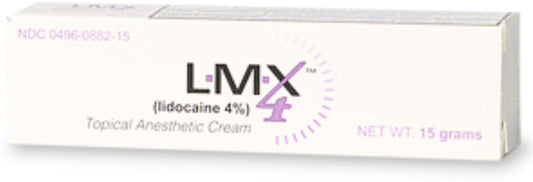 L.M.X. 4 CREAM 15 GM (LIDOCAINE) (OTC)