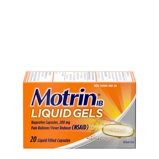 MOTRIN IB LIQUID GELS 20
