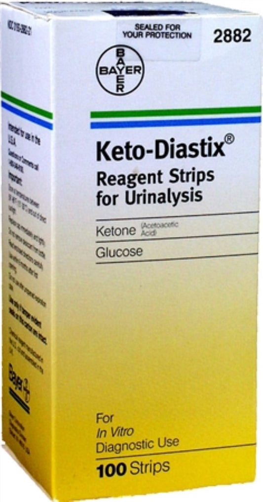 KETO-DIASTIX REAGENT STRIP 100