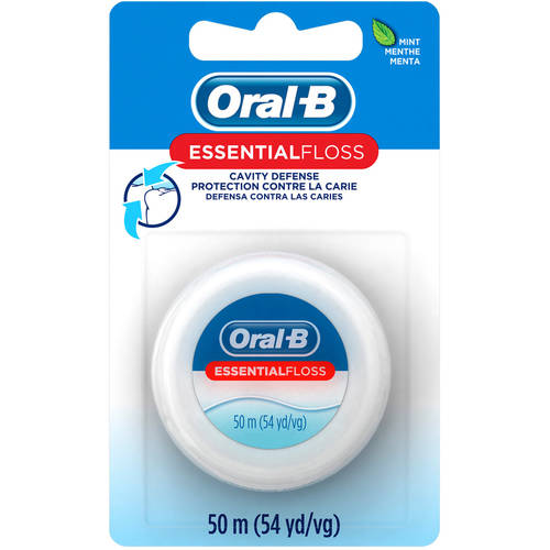 ORAL-B DENTAL FLOSS WAX MINT 55 YD