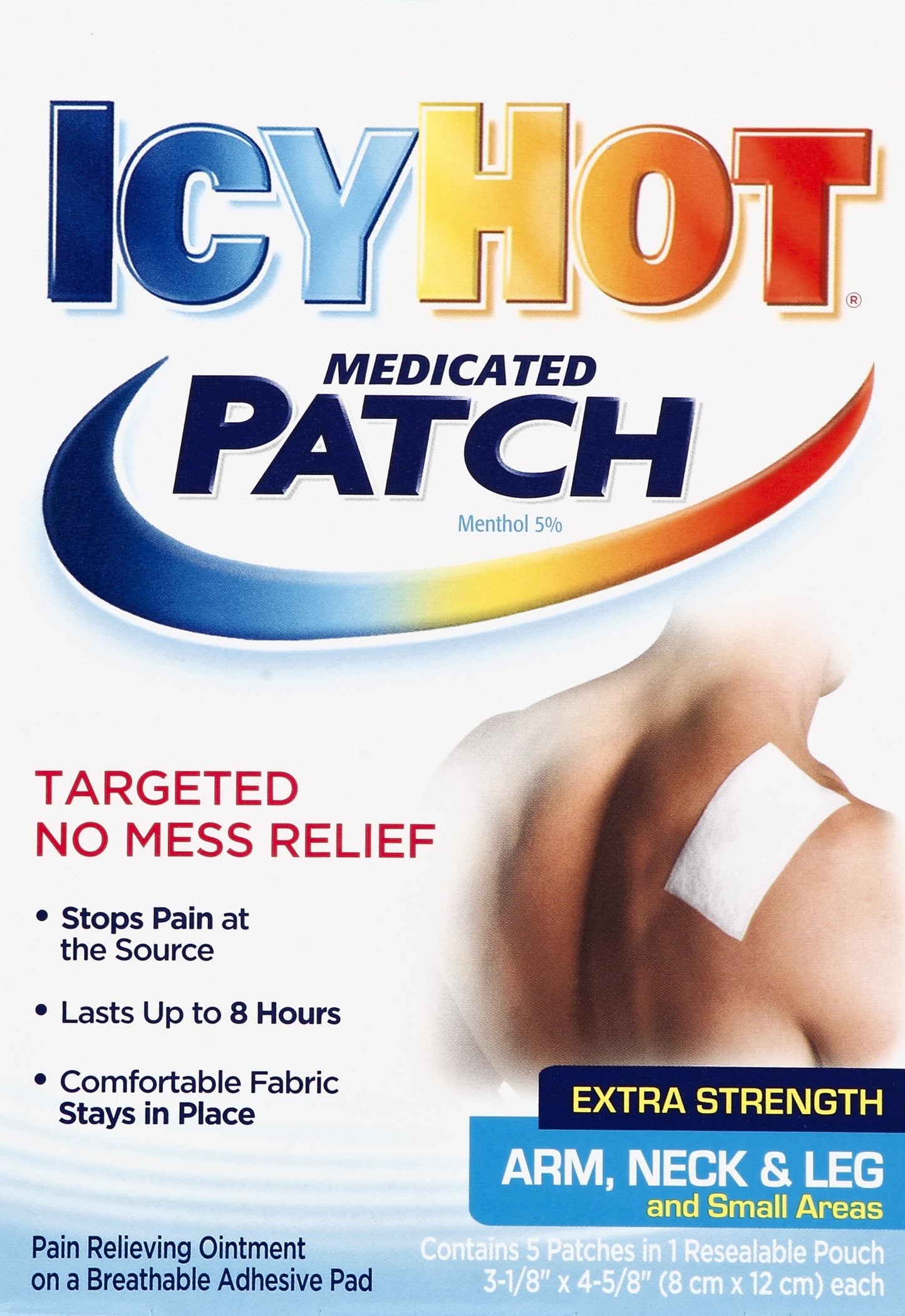 ICY HOT ARM NECK & LEG PATCH 5