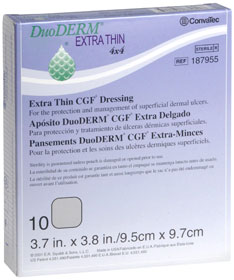 DUODERM CGF EXTRA THIN DRESSING 4 X 4" (10)
