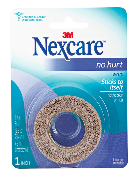NEXCARE TAPE NO HURT TAN 1" X 5'