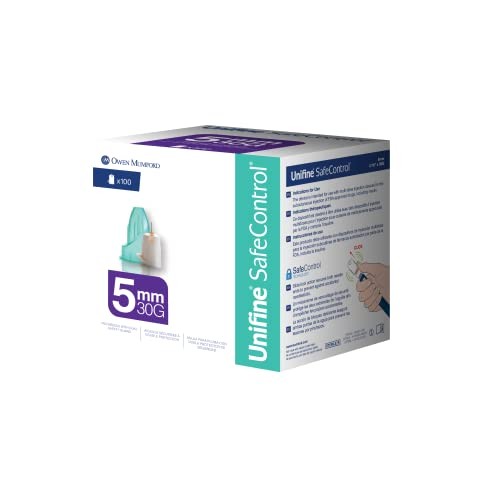 UNIFINE SAFECONTROL PEN NEEDLE 30G 5MM BX/100