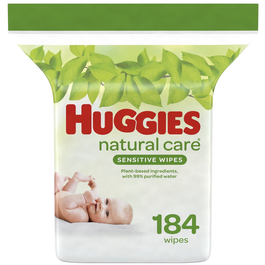 HUGGIES BABY WIPES NAT CARE FF REFILL 184