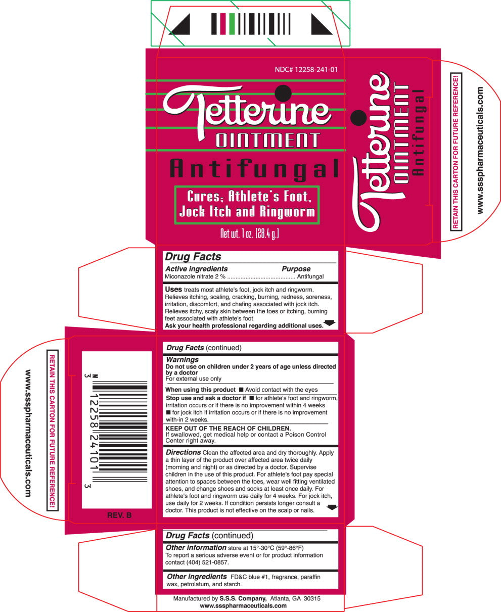 TETTERINE OINTMENT TIN 1 OZ