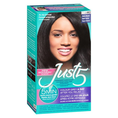 JUST 5 WOMEN HAIRCOLOR RICH BLACK