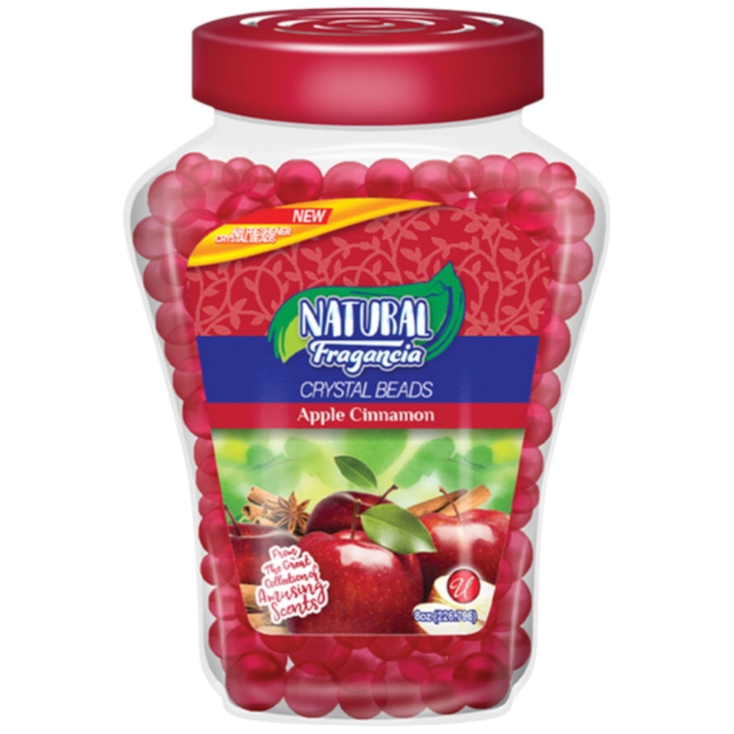 CRYSTAL BEADS APPLE CINNAMON 8 OZ