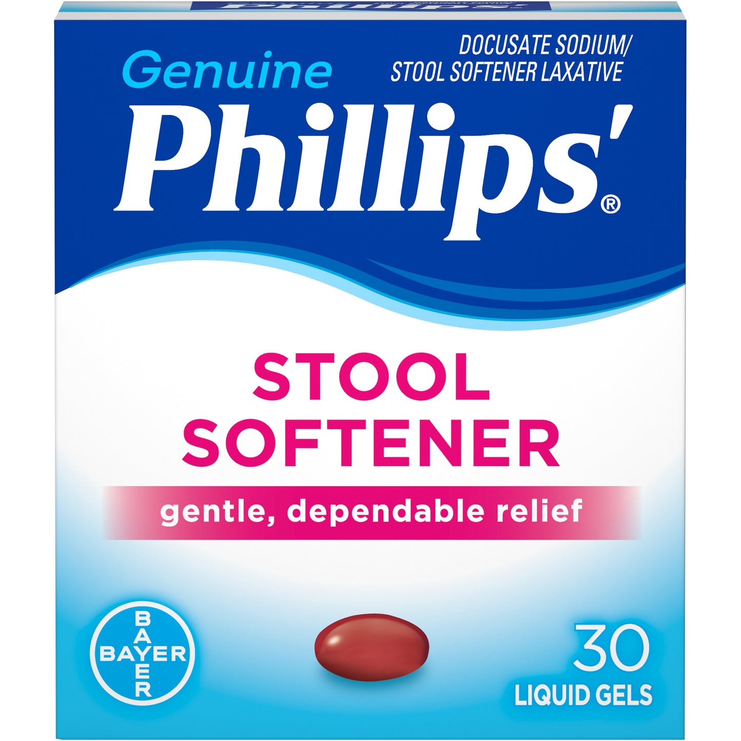 PHILLIPS STOOL SOFTENER LIQUI-GEL 30 (N/F)