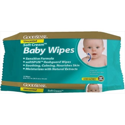 GS BABY WIPES UNSCENTED TRAVEL PACK 35