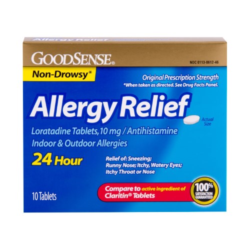 GS LORATADINE ALLERGY RELIEF TAB 10 MG 10