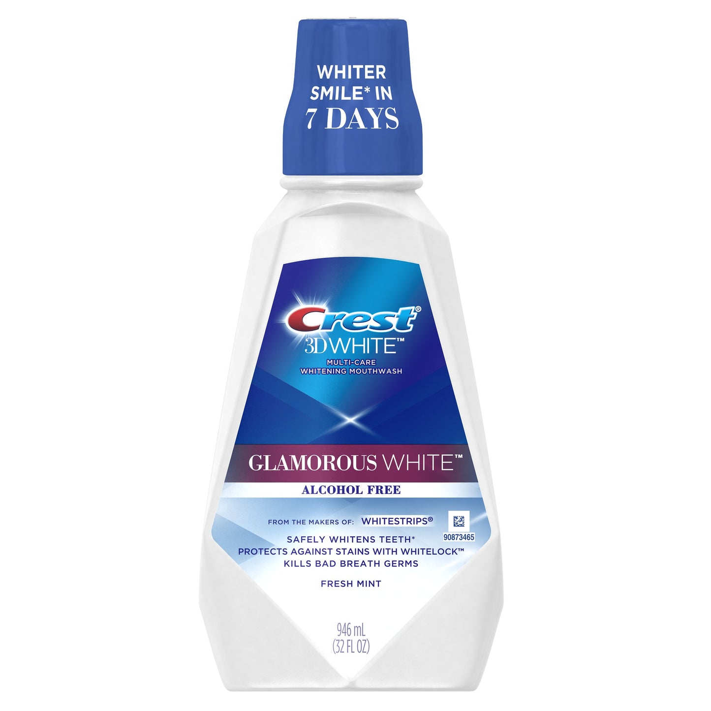 CREST 3D WH M/CARE WHITEN RINSE FR MINT 946ML
