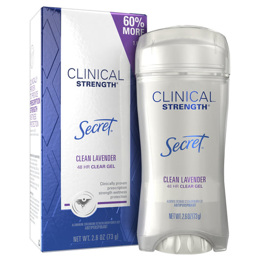 SECRET CLINICAL CLEAN LAVENDER GEL 2.6 OZ