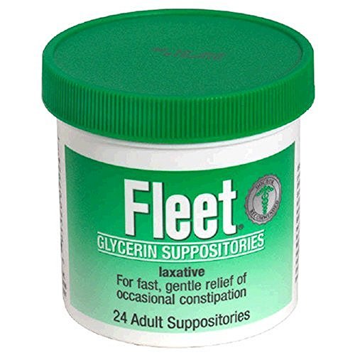 FLEET GLYCERIN SUPPOSITORIES ADULT 24