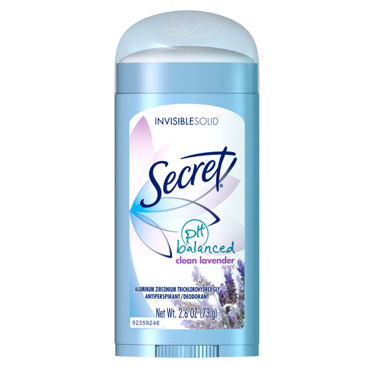 SECRET INVISIBLE SOLID CLEAN LAVENDER 2.6 OZ