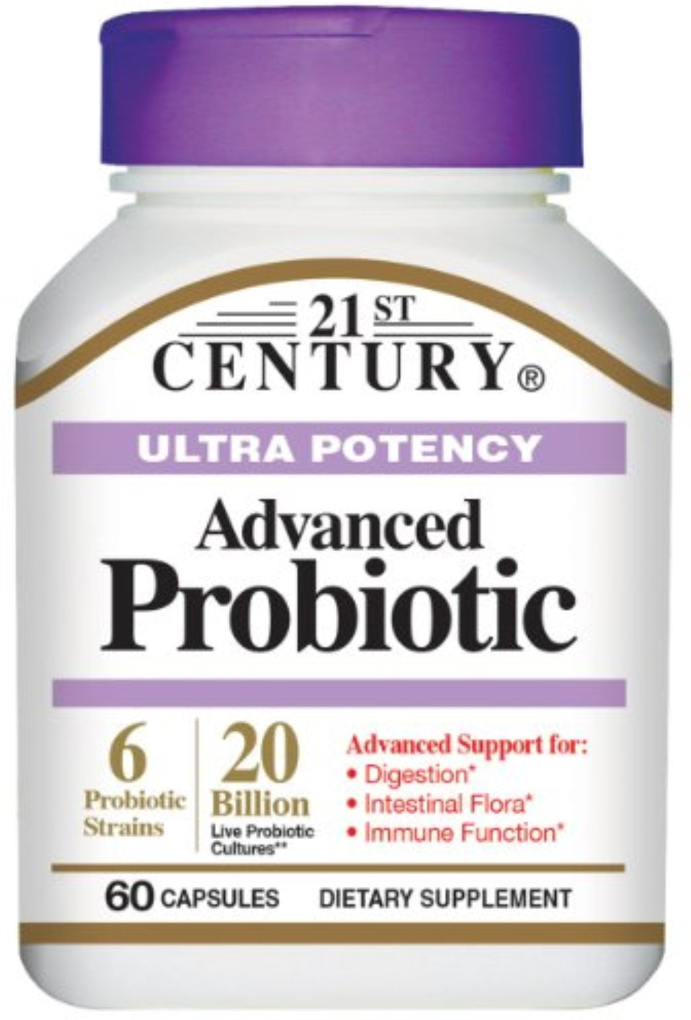 21ST CENTURY ADVANCED PROBIOTIC CAP 60