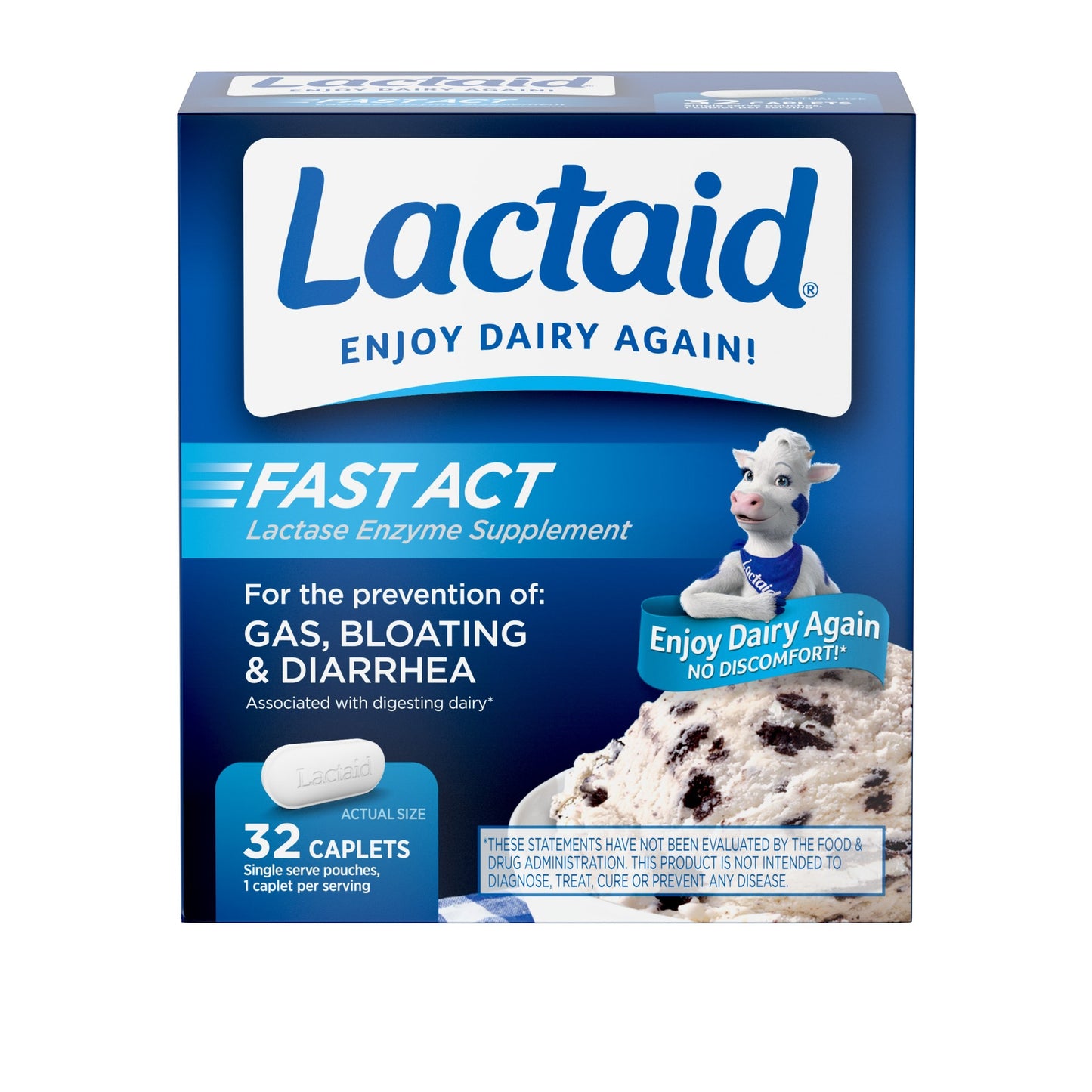 LACTAID CAPLET FAST ACT 32