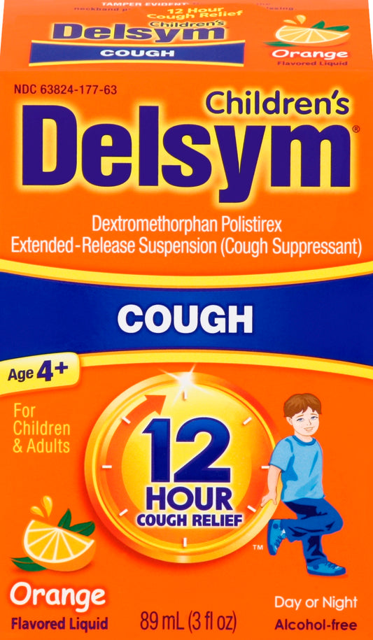 DELSYM 12 HR ADULT & CHILDREN ORANGE 3 OZ