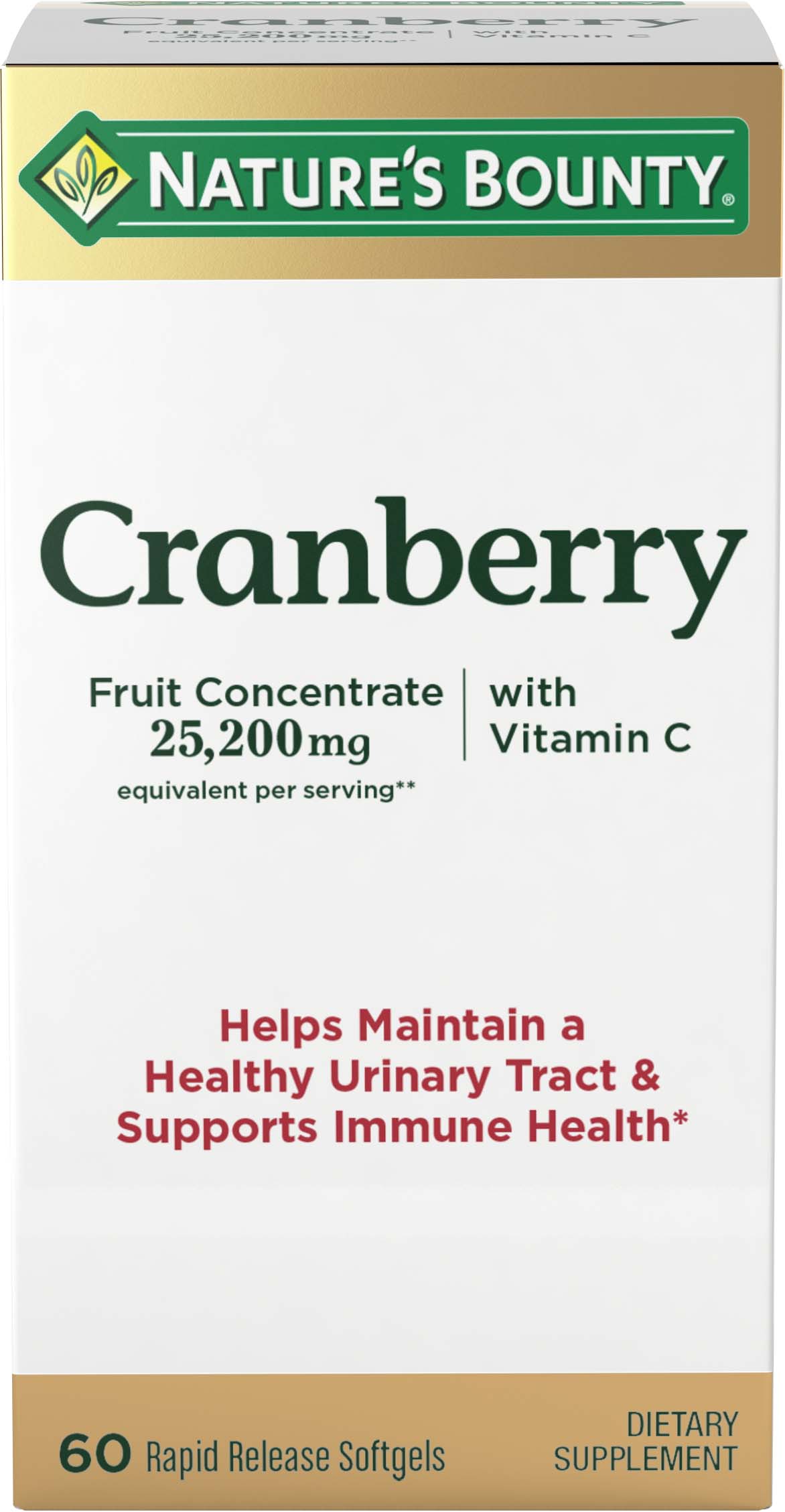 CRANBERRY + VIT C TRIPLE STR SGEL 60 NB 13794