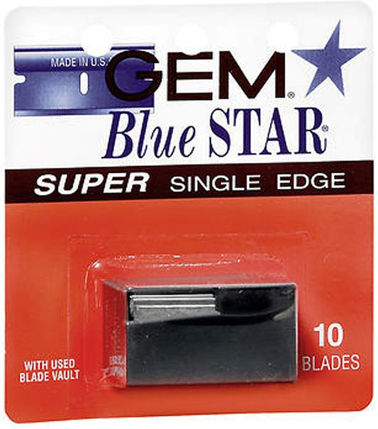 GEM BLUE STAR SUPER BLADES S/E 10 PK
