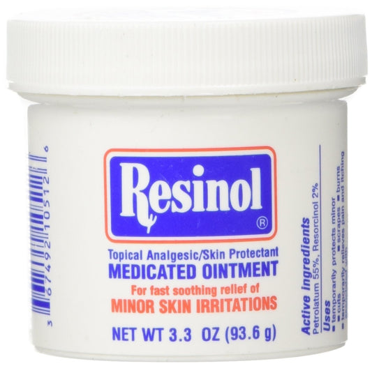 RESINOL OINTMENT LARGE JAR 3.3 OZ