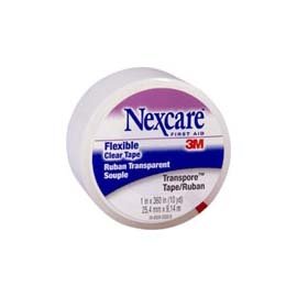 NEXCARE TAPE TRANSPORE CLEAR 1" X 10'