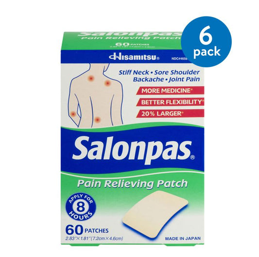 SALONPAS PAIN PATCH 60