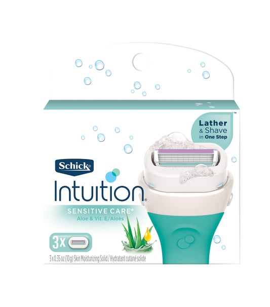 SCHICK INTUITION NATURAL SENSITIVE CARE REF 3