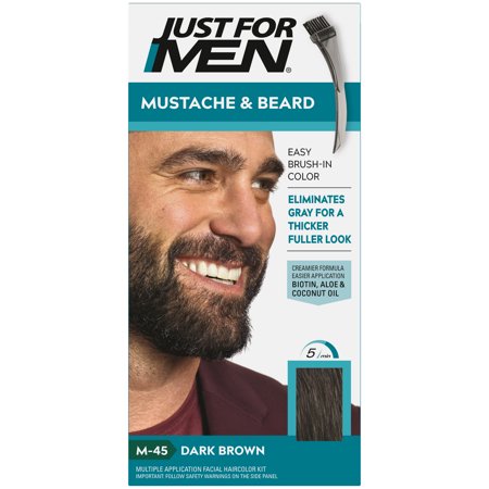 JUST FOR MEN MUSTACHE/BEARD/S-BURN DARK BROWN