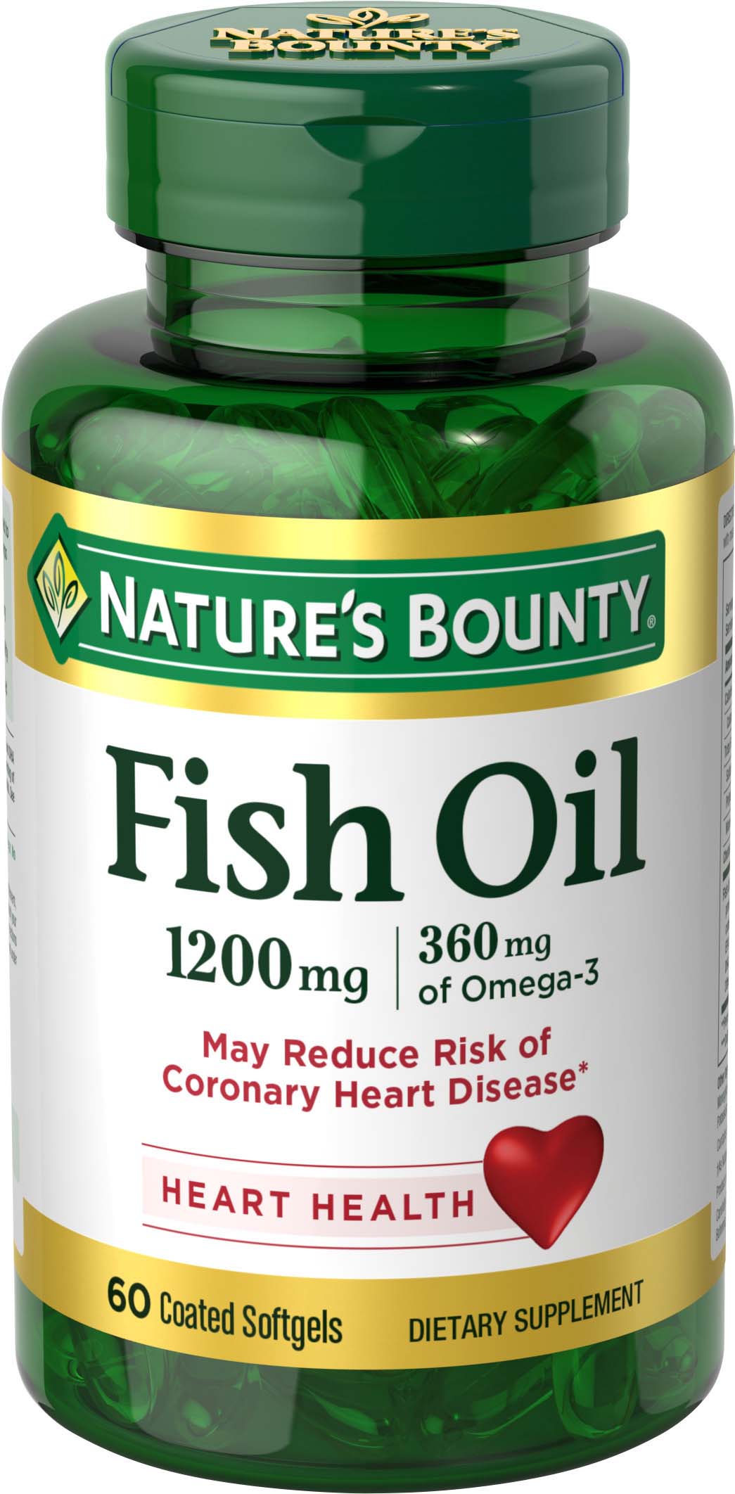 FISH OIL OMEGA 3 S/GEL ODORLESS 1200 MG 60 NB