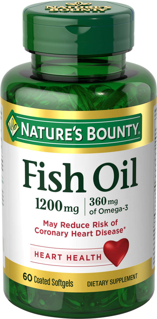 FISH OIL OMEGA 3 S/GEL ODORLESS 1200 MG 60 NB