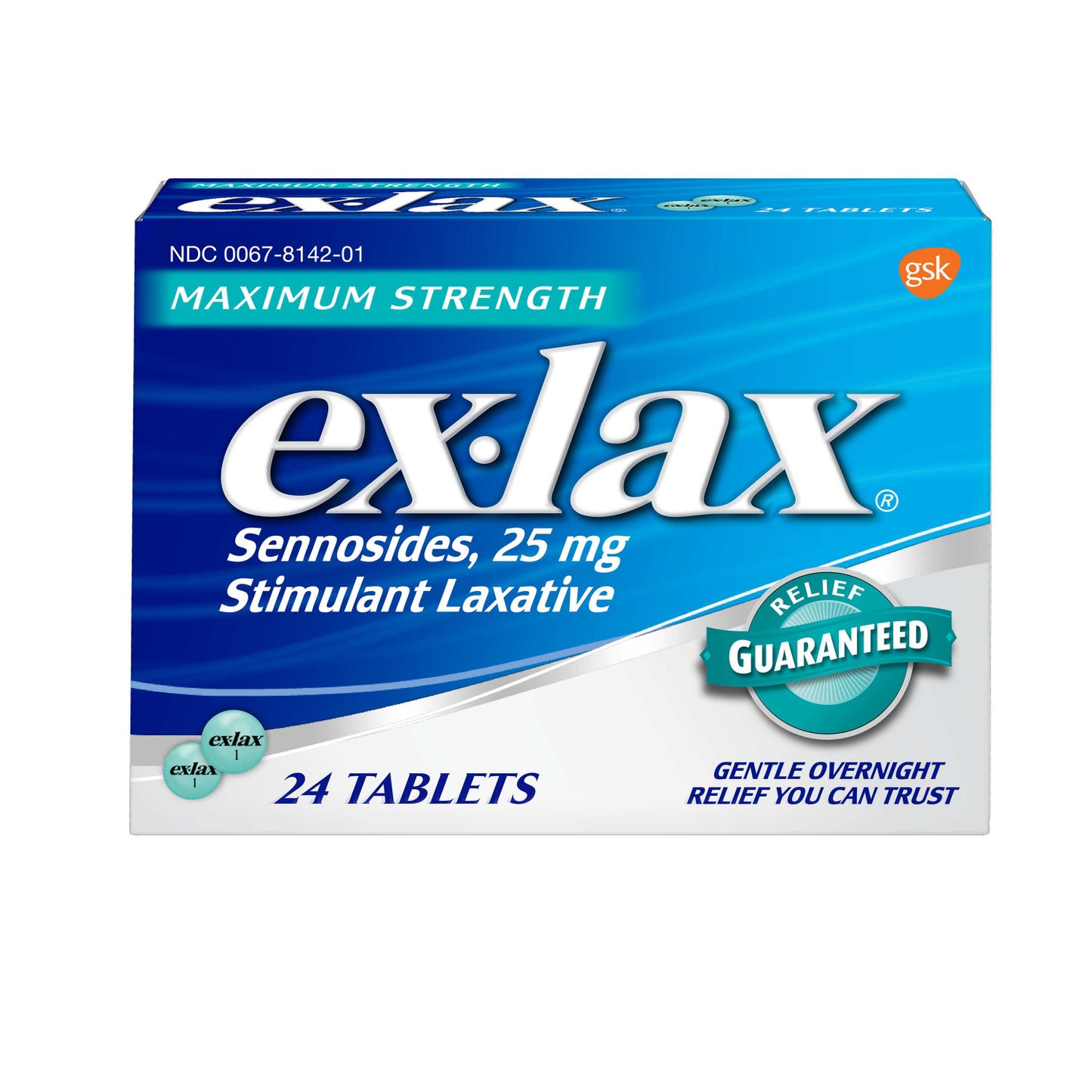 EXLAX MAXIMUM STRENGTH TAB 24