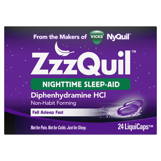 ZZZQUIL NIGHTTIME SLEEP AID LIQUICAP 24