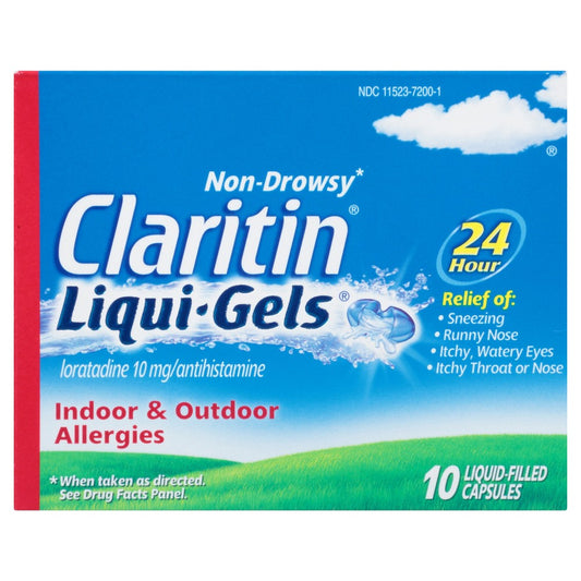 CLARITIN ALLERGY LIQUIGELS 10 MG 10