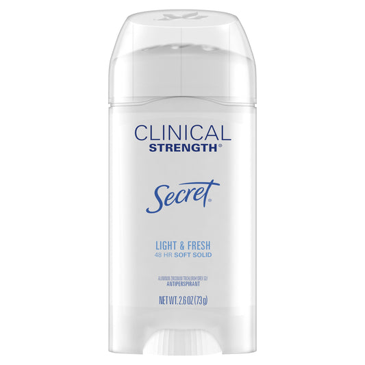 SECRET CLINICAL STR SOFT SOLID 48HR 2.6 OZ