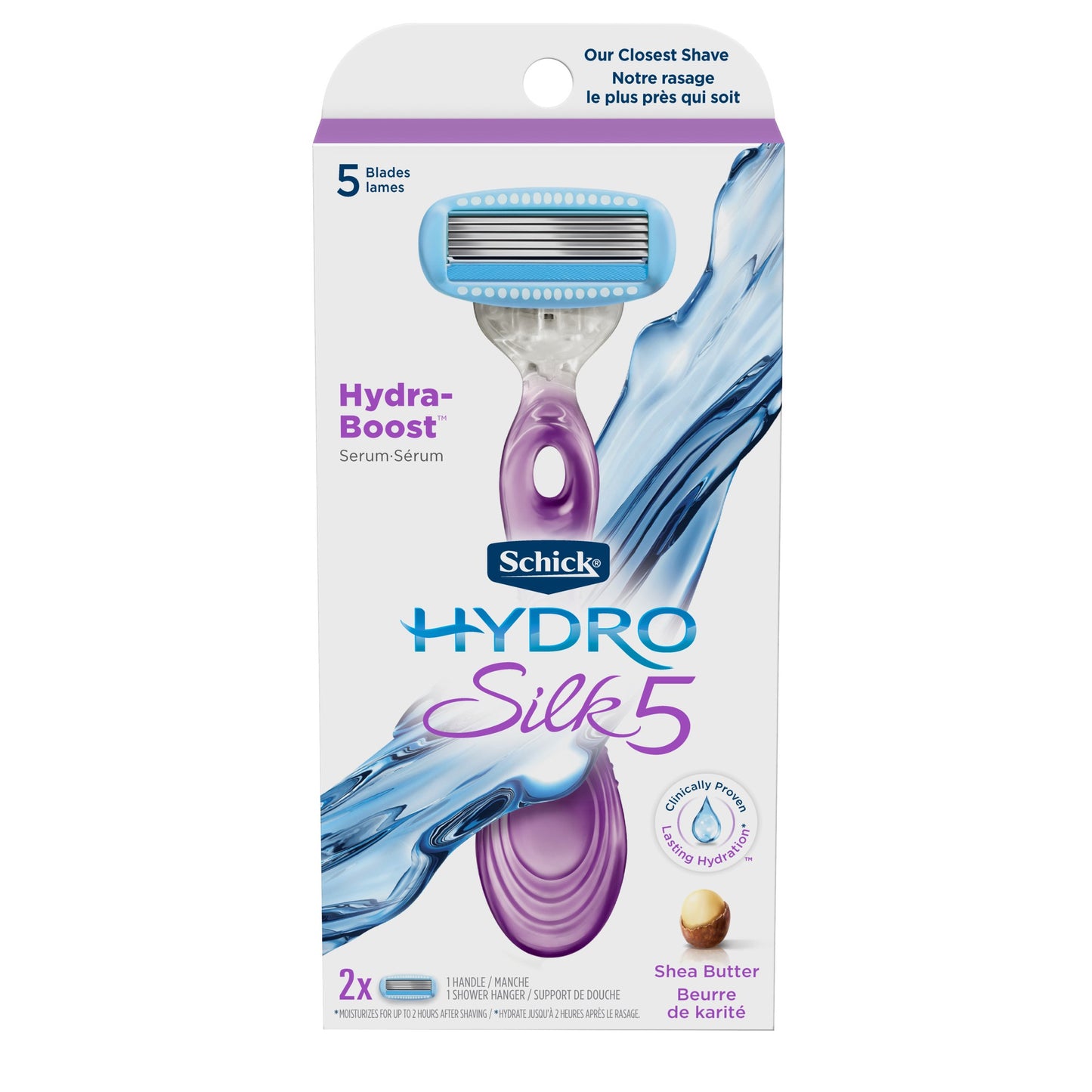 SCHICK HYDRO SILK WOMEN RAZOR 5 BLADE