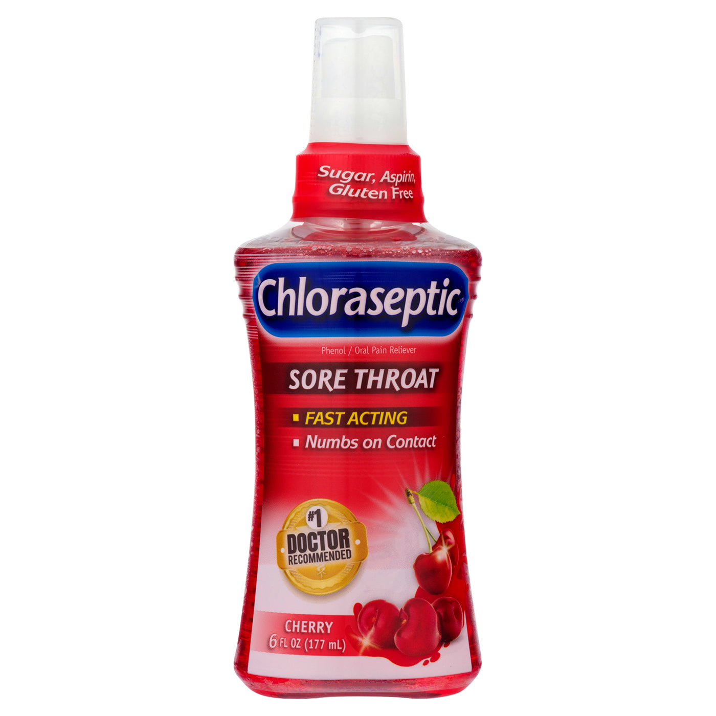 CHLORASEPTIC CHERRY THROAT SPRAY 6 OZ