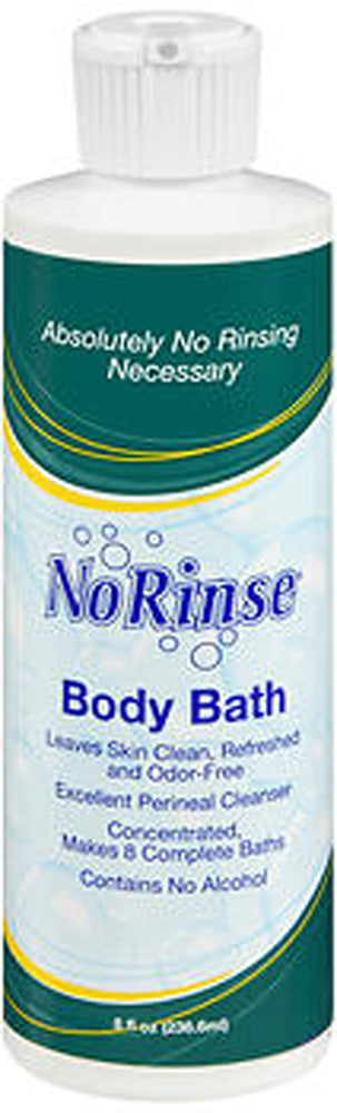 NO RINSE BODY BATH BOTTLE 8 OZ