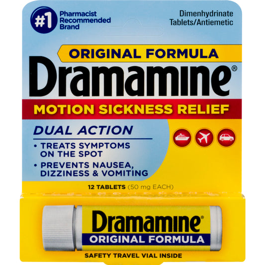DRAMAMINE TAB 50 MG 12