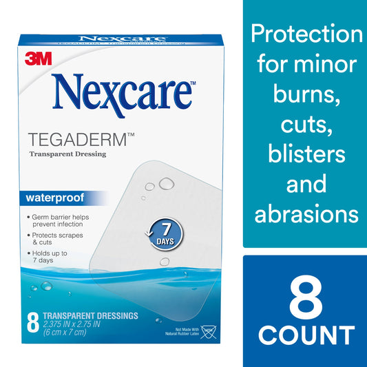 NEXCARE TEGADERM DRESSING 2 3/8 X 2 3/4" (8)