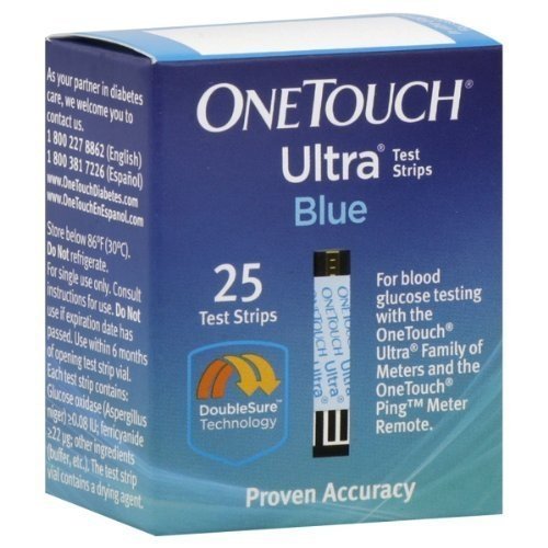 ONE TOUCH ULTRA BLUE TEST STRIP 25