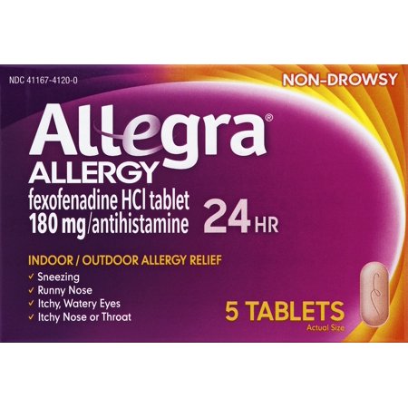 ALLEGRA ADULT 24 HR TAB 180 MG 5 OTC
